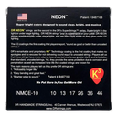 DR_NEON_NMCE-10_Jeu de 6 cordes Multi-couleurs pour guitare électrique