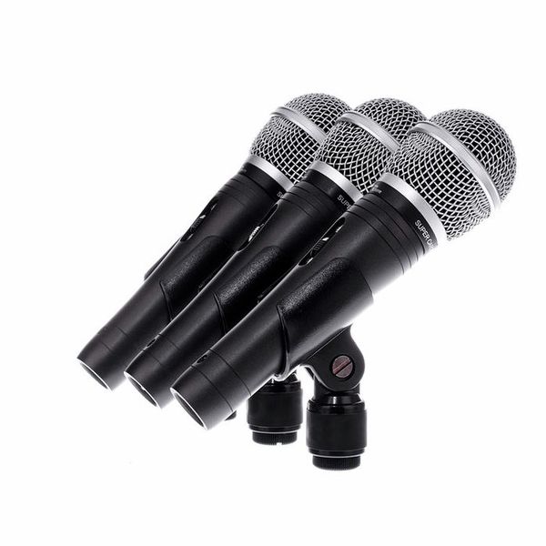 the t.bone_MB_60_Set de 3 Microphones à fil dynamique