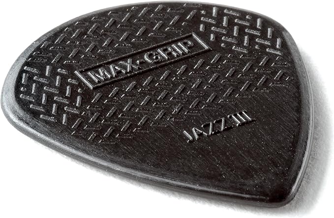 Dunlop_Max Grip_Jazz III_Jeu de 6 médiators en fibre de carbone (1,38mm)