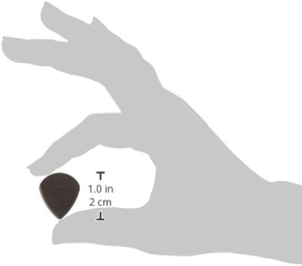 Dunlop_Max Grip_Jazz III_Jeu de 6 médiators en fibre de carbone (1,38mm)