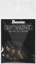 Ibanez_PPA16HSG_Jeu de 6 médiators Professionnels GRIP WIZARD à grip sablé (1.0mm)