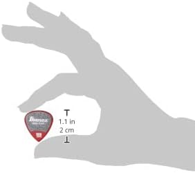 Ibanez_PPA16HSG_Jeu de 6 médiators Professionnels GRIP WIZARD à grip sablé (1.0mm)