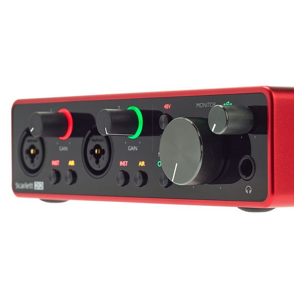 Focusrite_Scarlett_2i2 (3rd Gen)_Carte Son Professionnelle à 2 canaux avec port USB-C