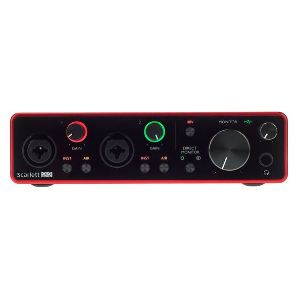 Focusrite_Scarlett_2i2 (3rd Gen)_Carte Son Professionnelle à 2 canaux avec port USB-C