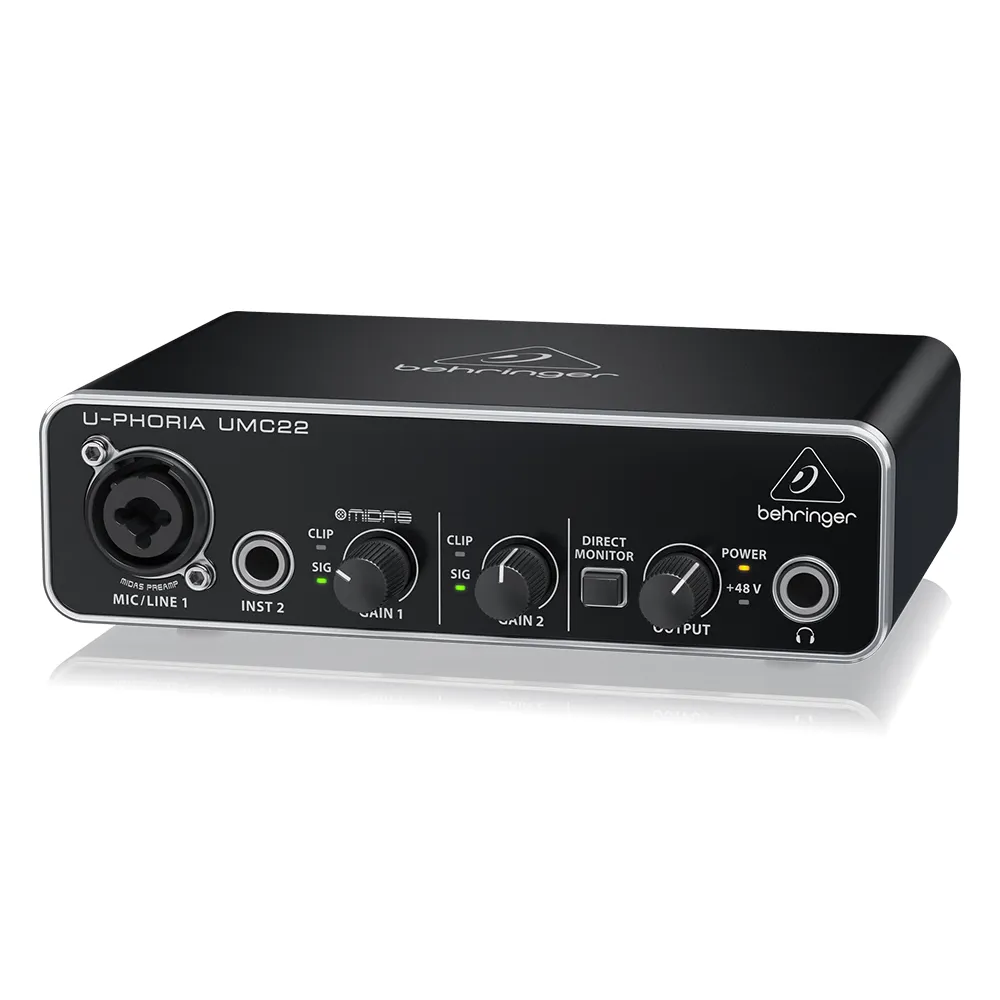 Behringer_U-Phoria_UMC22_Carte Son Professionnelle solo