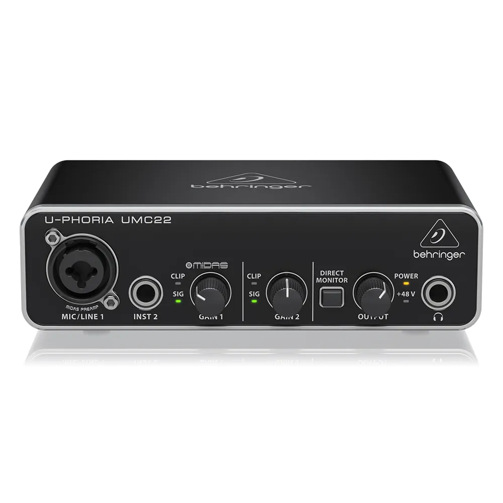 Behringer_U-Phoria_UMC22_Carte Son Professionnelle solo