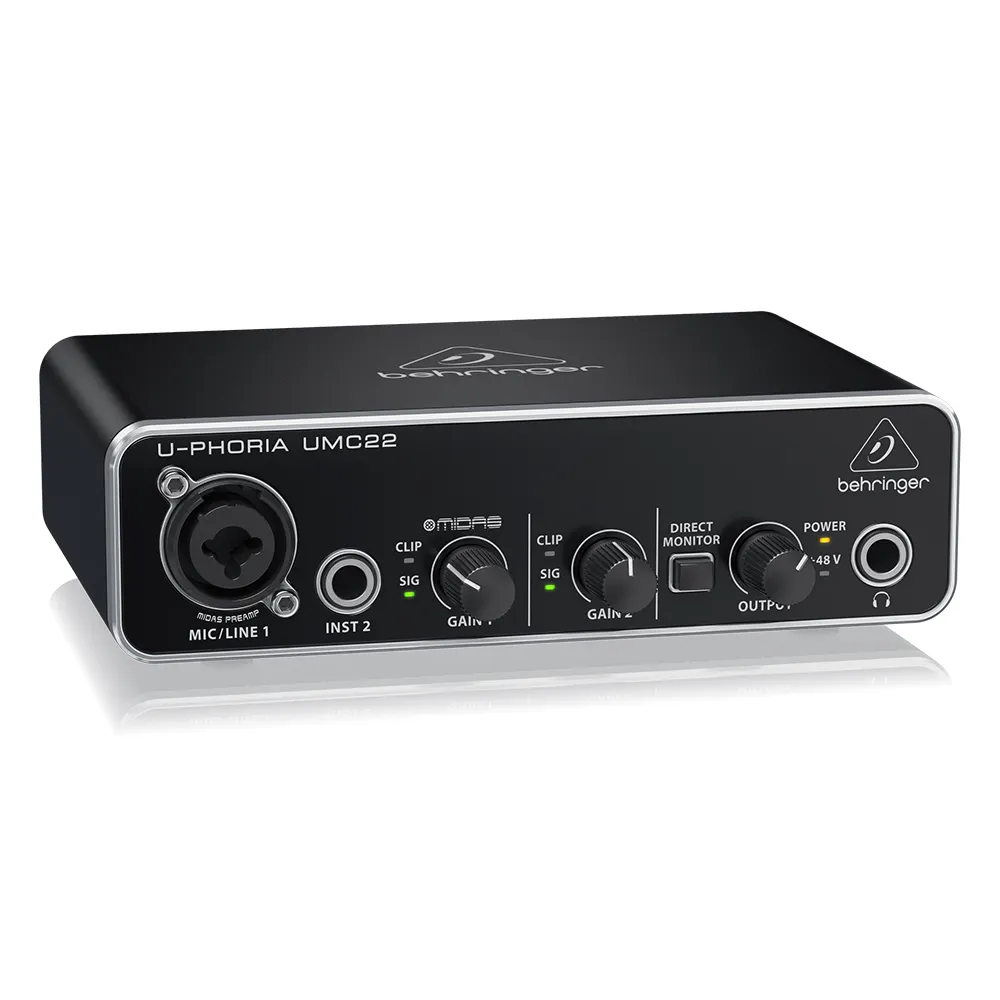 Behringer_U-Phoria_UMC22_Carte Son Professionnelle solo