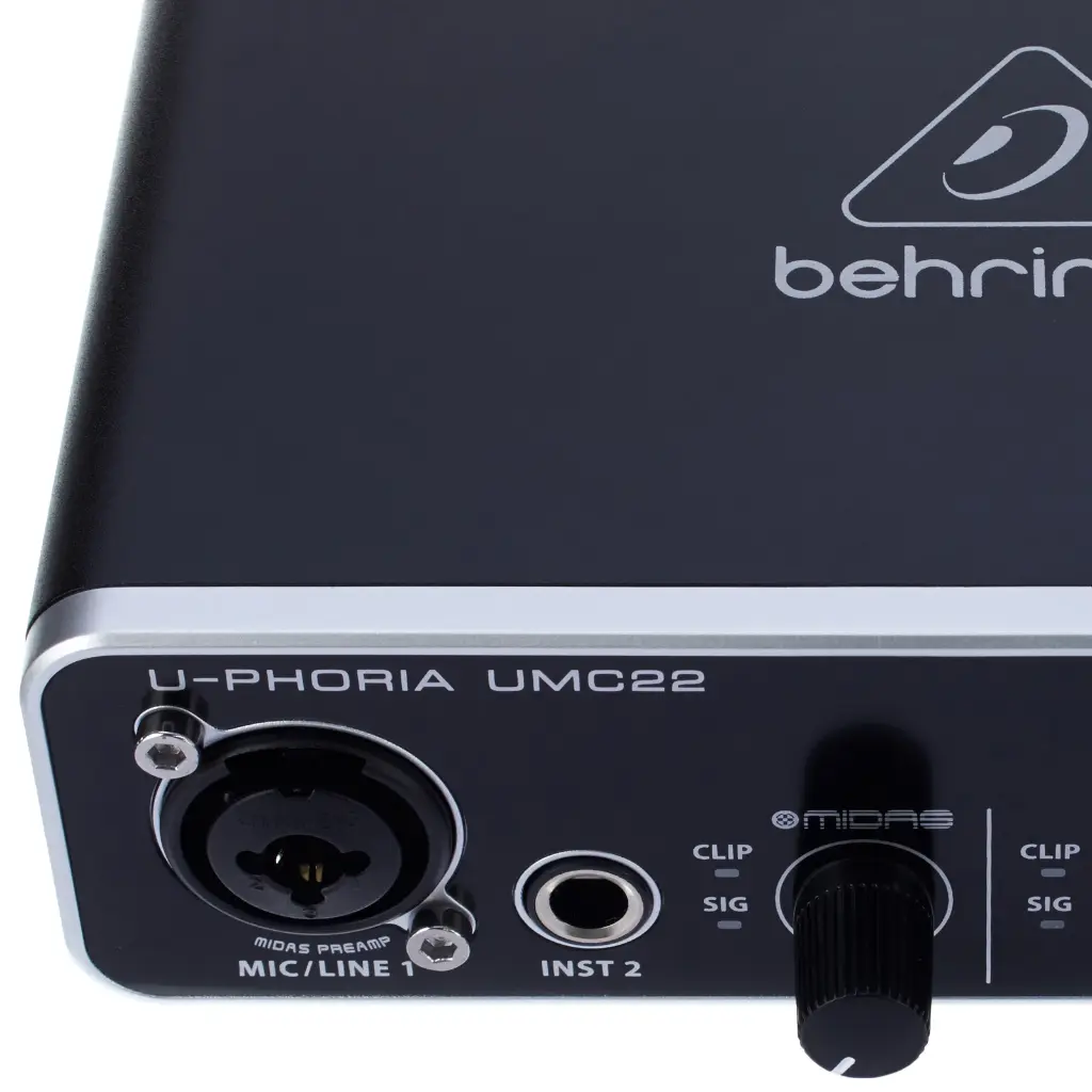 Behringer_U-Phoria_UMC22_Carte Son Professionnelle solo