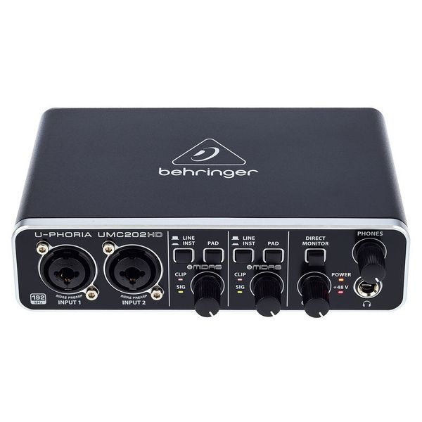 Behringer_U-Phoria_UMC202HD_Carte Son Professionnelle à 2 canaux