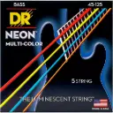 DR_Neon_NMCB5-45-125_Jeu de 5 cordes multicolores pour Guitare Basse électrique