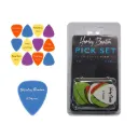 Harley Benton_Nylon096_Jeu de 12 médiators multicolores épaisseur 0,96mm