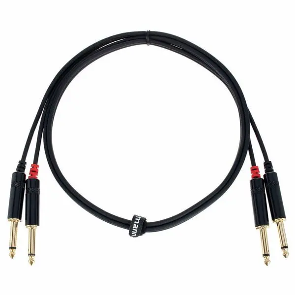 pro snake_TPI-Twin_Double câble instrument 1.5M