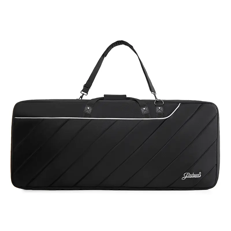 TZ5026N_Housse à Dos/Bandoulière Noire pour piano de scène 61 Touches