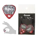 Ibanez_PPA16HSG_R_Jeu de 6 médiators Professionnels GRIP WIZARD à grip sablé (1.0mm)