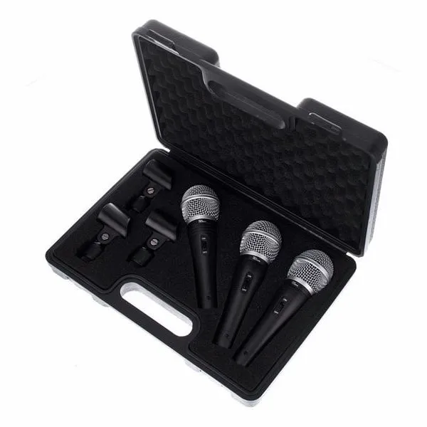 the t.bone_MB_60_Set de 3 Microphones à fil dynamique