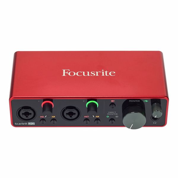 Focusrite_Scarlett_2i2 (3rd Gen)_Carte Son Professionnelle à 2 canaux USB 2.0 avec port USB-C