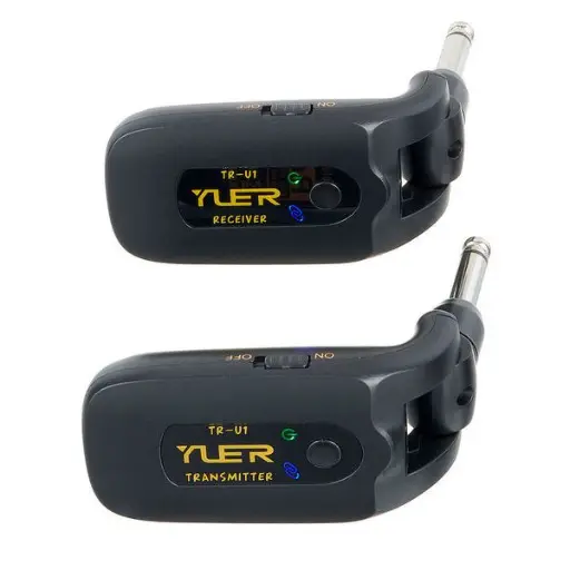 Yuer_TR-U1_2,4 GHz_Système numérique (Jack) sans fil portée 30M pour instruments à cordes, Piano Jusqu'à 10H d'autonomie