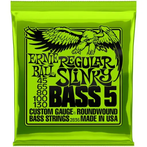 Ernie Ball_2836_Regular_Slinky_Jeu de 5 cordes pour basse électrique